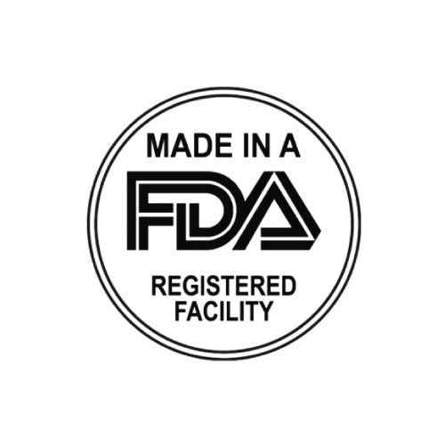 Made in an FDA Registered Facility