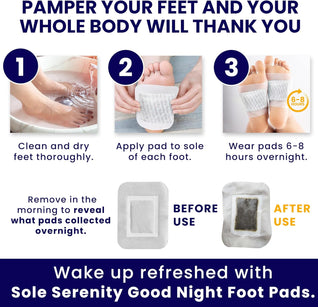 HerbalStep® - Good Night Sleep Detox Foot Pads