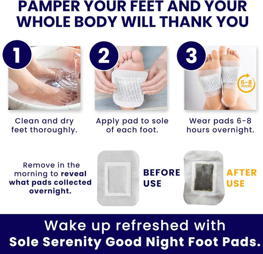HerbalStep® - Good Night Sleep Detox Foot Pads