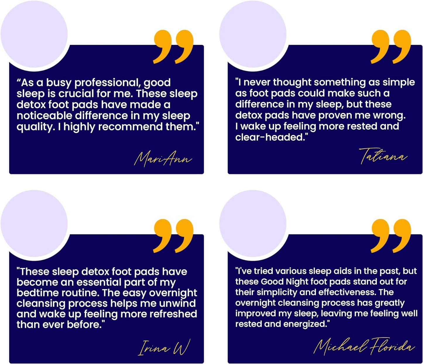 HerbalStep® - Good Night Sleep Detox Foot Pads